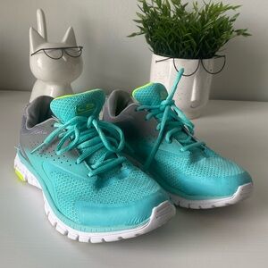 Champion blue and green sneakers